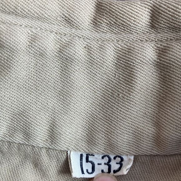 Vintage 1940s WW2 Regulation Army Officers Shirt Size 15/33 - Picture 5 of 17